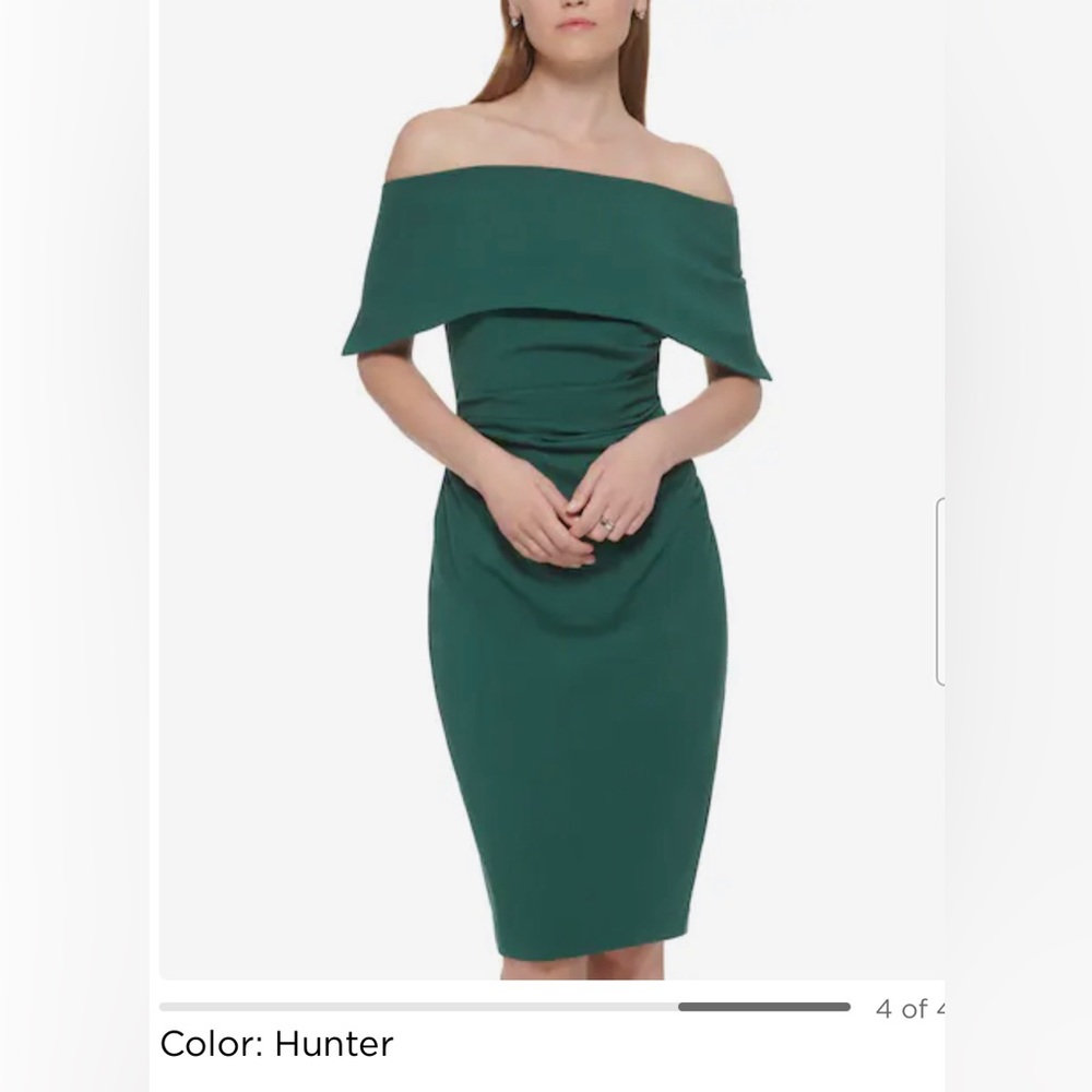Vince Camuto Off-the-Shoulder Sheath Dress
